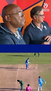 The thrilling #U19WorldCup semi-final finish between India and South Africa from the box 🎙️ #ICC #Cricket #CricketReels | ICC - International Cricket Council
