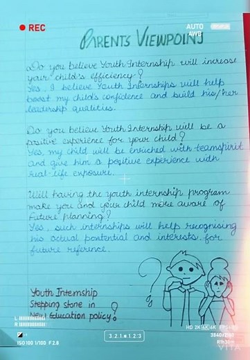 English project file class 12 .Internship a need for teen.Best project with perfect art integration.