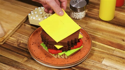 This Stop-Motion Video Cooks Up a Tasty LEGO Cheeseburger