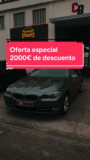 622 775 480 para más información por WhatsApp esta preciosidad de Bmw Serie, 520 d 184 caballos motor cadena cadena distribución recién cambiada con factura de más de 2500 € vehículo del año 2011,234.000 km reales y certificados pegatina medioambiental cuero beis interior, asiento, calefactables electrónicos con memoria, volante electrónicos, sensores de aparcamiento y mucho 12 meses de garantía incluido su precio. Llévate este vehículo por solo 9990 € al contado y por 180 € al mes sin ningún ti