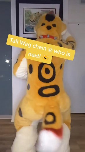Furry Tail Wag Chain Reaction TikTok Challenge