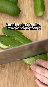 WHACK that cucumber! 🥒 Easy tasty Chinese smashed cucumber salad recipe #salad #cucumber #cucumbersalad #chinesefood #chinesecuisine #refreshing #recipe #easyrecipes #food #cooking #healthyfood #healthyrecipes #vlog #fullhappybelly #homemadefood | Fullhappybelly