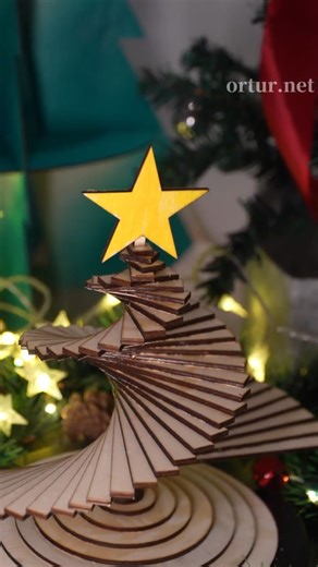 Laser-Cut a Christmas Tree in Seconds! ⚡OLM3 20W