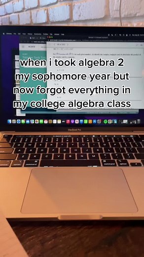 complex and imaginary numbers is easy but i can’t solve a basic word problem bc the last math class i took was pre cal my junior year (i only remember making the unit circle) #math #college #algebra #skinwalker