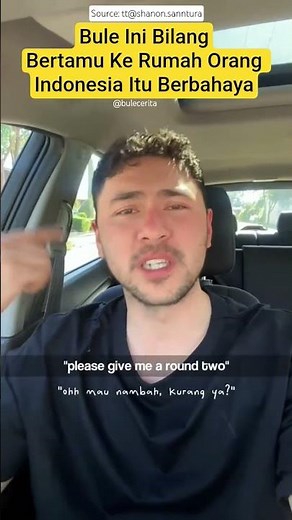 Bule Ini Bilang Bertamu Ke Rumah Orang Indonesia Itu Bahaya #bule #youtubeshorts #indonesia #viral