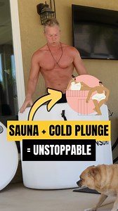 Cold Plunge Sauna Combo: The Secret to Unstoppable Recovery My at home @xensuri cold plunge setup 👇: 🔗: LiveLeanTV.com/plunge 👉 Discount Code: 50Gouthro50 Feel unstoppable in 20 minutes. ❄️🔥 Contrast therapy (sauna cold plunge) delivers: 🔥 Faster recovery & endurance ❄️ Dopamine boost inflammation reduction 💪 Mental resilience & better stress response 🔥 Drop your fav sauna brands in the comments so I can check them out‼️ #contrasttherapy #coldplunge #sauna #recoveryroutine #mensfitness #b