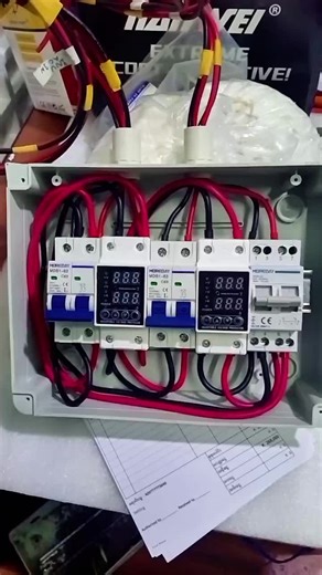 Inverter Distribution Box#powertech #solarsystem #acdb