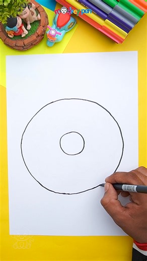 Create a donut drawing using basic forms, smooth line refinement, and layered topping textures. #drawingguide #foodart #sketchart #illustrationprocess #pencildrawing #arttechnique #creativeart #drawwithsteps | Monkey Pen