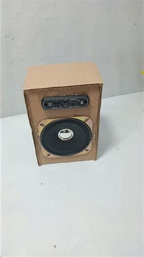 how to make homemade mini DJ speaker with carboard box #youtube #tranding #viralreels #viralshorts