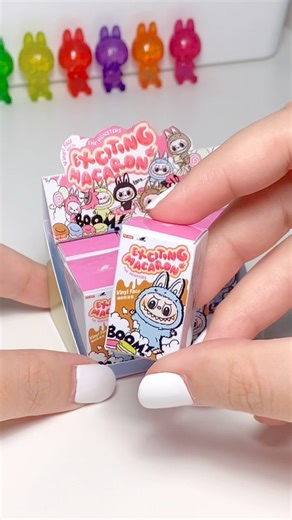 647K views · 11K reactions | Miniature Printables THE MONSTERS - Tasty Macarons Vinyl Face Blind Box (Labubu!) Handmade from Thailand Crafting muta studio ✨懶癩勇冀勺 Thanks for Cutie things!  #toy #miniature #box #blindbox #labubu #labubumacaron #popmart #themonsters #mini #handmade #popmartglobal | Miniforyou_ | Facebook
