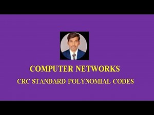 CRC STANDARD POLYNOMIAL CODES
