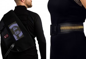 Fos Wearable, Bluetooth LED Display System Unveiled (video)