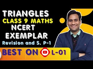Triangles class 9 ncert exemplar || ncert exemplar class 9 maths solutions triangles