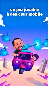 51 reactions · 4 comments |  Ton duo est prêt pour le défi ultime ? ‍♂️ Dans Back2Back, vous devez vous relayer pour conduire, tirer et esquiver les obstacles afin d’atteindre la première place  Un jeu gratuit ultra fun à tester en duo sur Android et iOS ! #Gaming #Jeuxvideo #MobileGame #Back2Back #fblifestyle | Julien Tellouck | Facebook