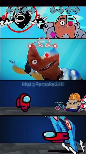 FNF Look a 67Kid x Among Us Animation | Friday Night Funkin Game #fnf #fridaynightfunkin