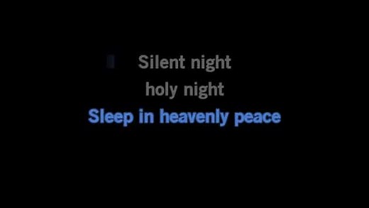 Karaoke Silent Night - The Temptations - CDG, MP4, KFN - Karaoke Version