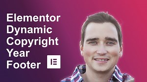 How to Add Dynamic Copyright Year - Elementor Footer
