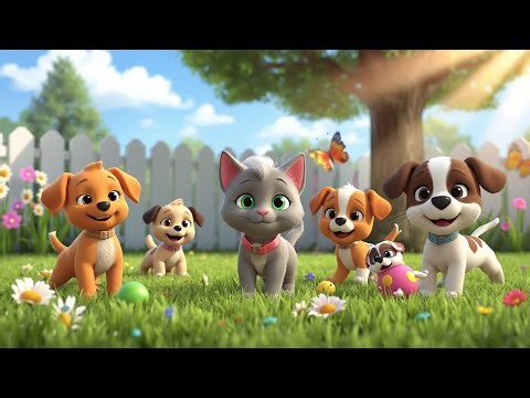 “Kitty and Puppies Friendship Tale | Heartwarming Poem for Kids About Friendship and Kindness”