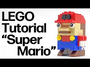 LEGO Tutorial "Super Mario" instruction レゴ スーパーマリオの作り方