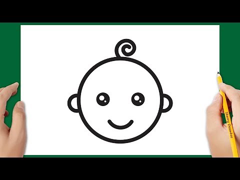Como desenhar um bebê