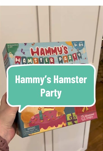 Looking for a fast, fun game that sneaks in so much learning? Hammy’s Hamster Party from @Educational Insights is a new favorite in our house! Great for building vocabulary, categories, following directions, and early conversation skills - all through playful, low-pressure fun. My kids ask for it daily! Added to my TikTok Shop, linked below! #creatorsearchinsights #speechtherapy #learningtheoughplay #educationalinsights #kidsgames
