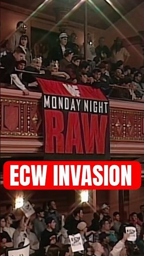 ECW Invades WWF Monday Night RAW 🤯