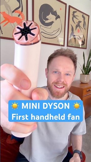 I try Dyson’s first portable handheld fan 🪭 trying out Dyson HushJet Mini Cool ✅ #tech #review