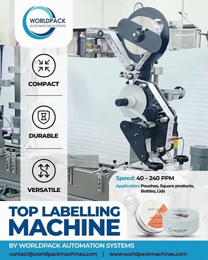 Worldpack’s Top Labelling Machine – High-Speed, Precision & Efficiency