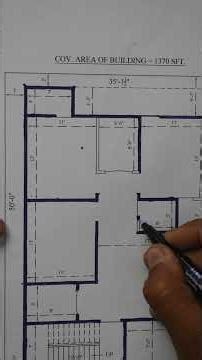 How I Draw a House Floor Plan Fast #shorts #floorplans #viral