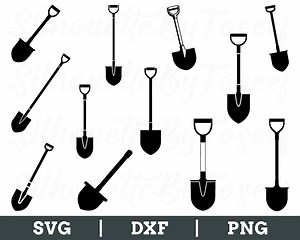 Shovel Svg, Shovel Silhouette, Shovel Cut File, Shove Vector, Shovel Dxf, Jpeg, Png - Etsy