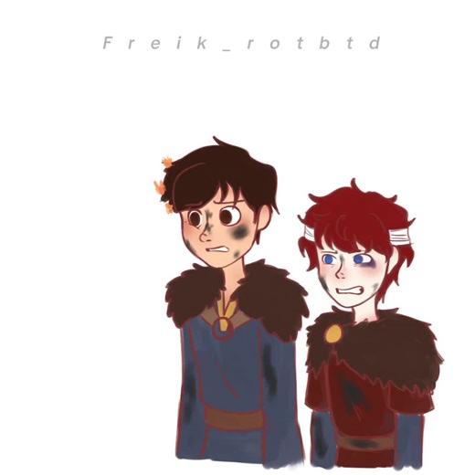 Drayk siempre se hecha la culpa para que no castiguen a Jamie ✊️😔 @✧ SnowDragon ✧ Ignoren esa venda que ni la dibujé bien. #originalchararcter #fanchild #crackship #frostccup #hijack