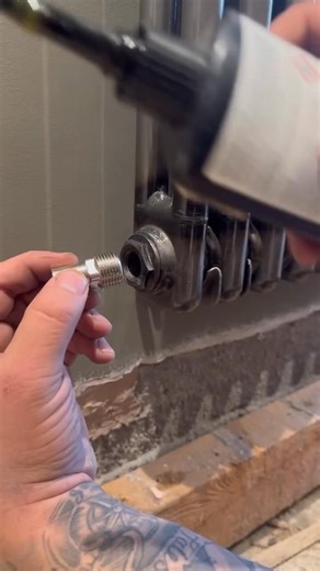 Installing a column radiator #plumber #plumbing #howto #repair #asmr #pipework | Professor plumb.