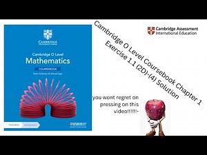 Cambridge O Level Coursebook (3rd Edition) Chapter 1 Exercise 1.1A (1 to 2D) 4 Solution