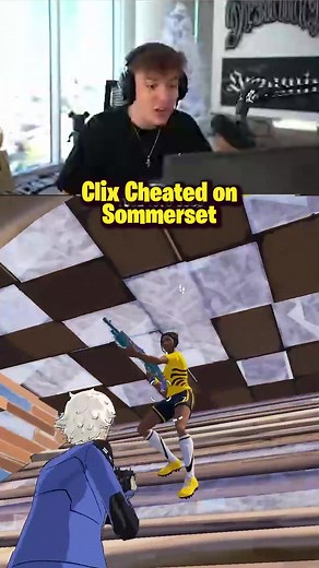 Clix reveals he cheated on sommerset.. #clix #fortnite