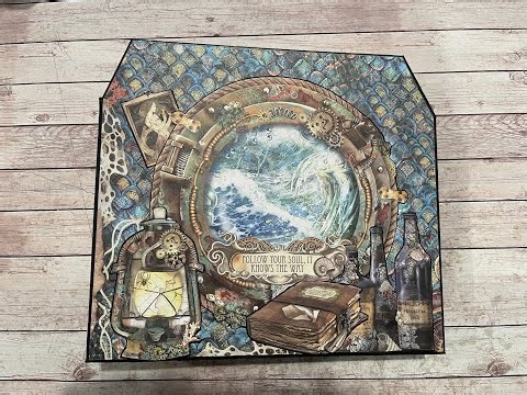 SONGS OF THE SEA LG ALBUM TUTORIAL PT 2 -SHELLIE GEIGLE -JS HOBBIES AND CRAFTS