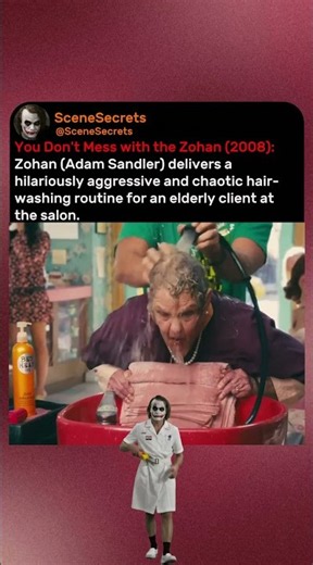 The Most AGGRESSIVE Hair Wash In Movie History! 😂💆‍♀️ | You Don't Mess with the Zohan