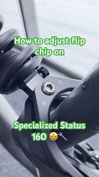 How to adjust flip chip on the Specialized Status 160 #mtb #specialized #status160 #flipchip