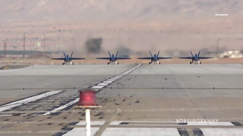 Watch Blue Angels F/A-18 jets rip by with that haunting blue note howl