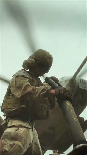 U.S. Forces Train Together as Helicopter Transports M777 Howitzer