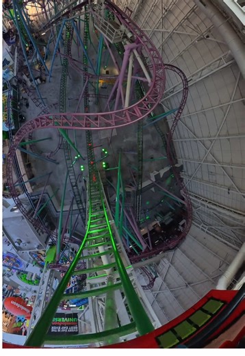 Shot on @Insta360 X5, the world’s STEEPEST roller coaster, TMNT Shellraiser at Nickelodeon Universe! - ✅ POV Filmed With Park Permission - @americandream @insta360 #Insta360 #Insta360X5 #americandream #nickelodeonuniverse #rollercoaster
