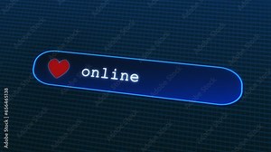 Animated display with search in web for online dating. Looking remote relations in social network, service to match best partner