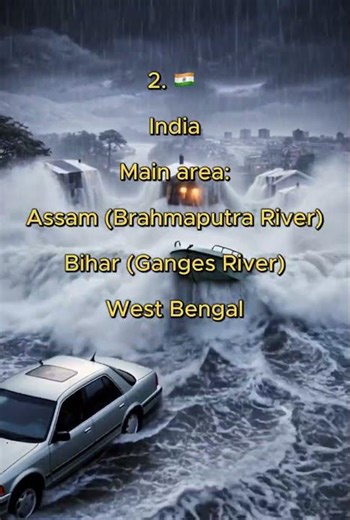 Places Where Floods Happen Most in the World 🌊