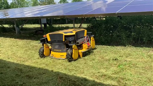 SPIDER 2SGS: Solar Farm Turf Maintenance with Precision