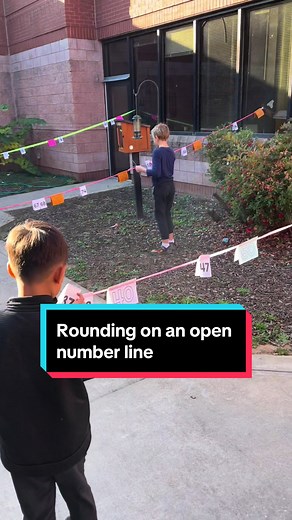 Rounding to the nearest 10 on an open number line. #opennunberline #rounding #thirdgrade #thirdgradeteacher #mathematics #georgiateacher #mathclass #realworldmath #mathismyjam #numberline #roundingonanumberline