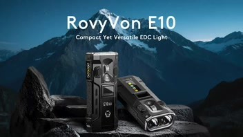RovyVon E10 Pro Multi-Functional and Compact EDC Flashlight (Full video, click the link below.) https://www.kickstarter.com/projects/1285985499/rovyvon-e10-pro-multi-functional-and-compact-edc-flashlight?ref=discovery_newest&total_hits=4538&category_id=337 Scroll Wheel Button | OLED Display | Wide Battery Capacity | 1600 lms Spot Light | Green Laser | UV Red White Sidelight | Magnetic Tail | Creative New Idea Gizmos