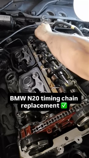 Autohauz Technik ™ on Instagram: "BMW N20 timing chain set replacement ✅."