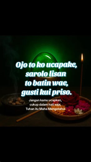 Tuhan Itu Tahu Segala Sesuatu dalam Hati