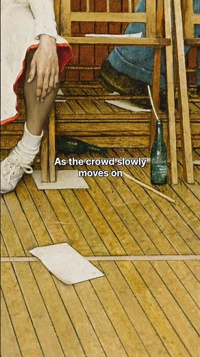 Losing The Game (1952) by Norman Rockwell #art #history #painting