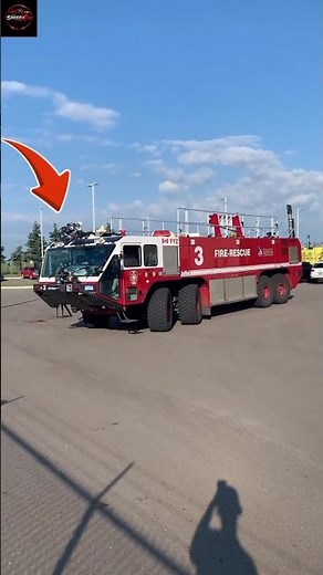 Airport Fire Truck Power 🔥 | World's Fastest Firefighting Vehicle Explained