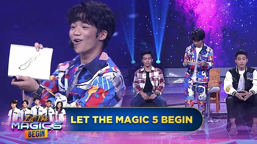Kok Bisa?? Gibran Buat Penonton Ketakutan Ular!! Emang Itu Gambar Ular Ya?? | Let The Magic 5 Begin